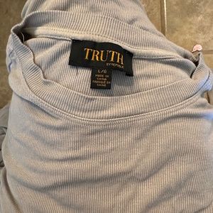 TRUTH by Republic | Knit Grey Longsleeve Top | Size Large